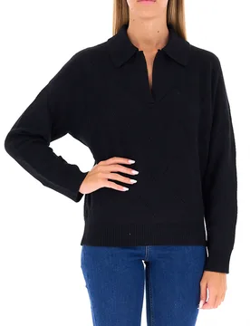 Maglia misto lana NERO XL - Diana Gallesi - FashionsVida