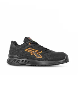 Chaussures De Sécurité Bradley Black / Orange EU 45 - U-Power - FashionsVida