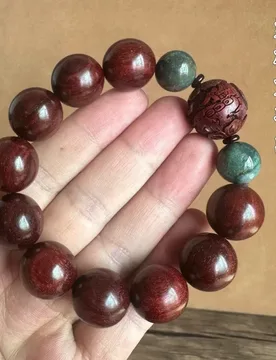 African small-leaf rosewood bracelet, single-loop, unisex cultural accessory, Buddhist beads, carved Pixiu, ethnic-style jewelry - Aliexpress - FashionsVida