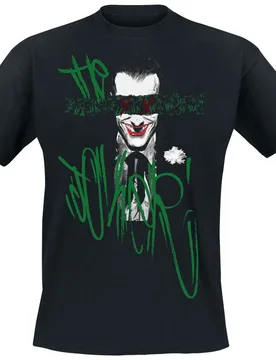DC Comics T-Shirt - The Joker - Green Eye Fold - S bis 3XL - für Männer - Größe 3XL - schwarz - EMP exklusives Merchandise! - Männer - male - Batman - FashionsVida