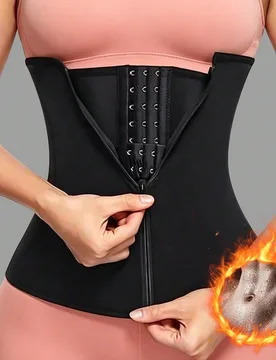 Pieza de cinturón deportivo de plástico para mujer, cinturón de entrenamiento de cintura, reductor de cintura, faja moldeadora, cintura abdominal, - Shein - FashionsVida