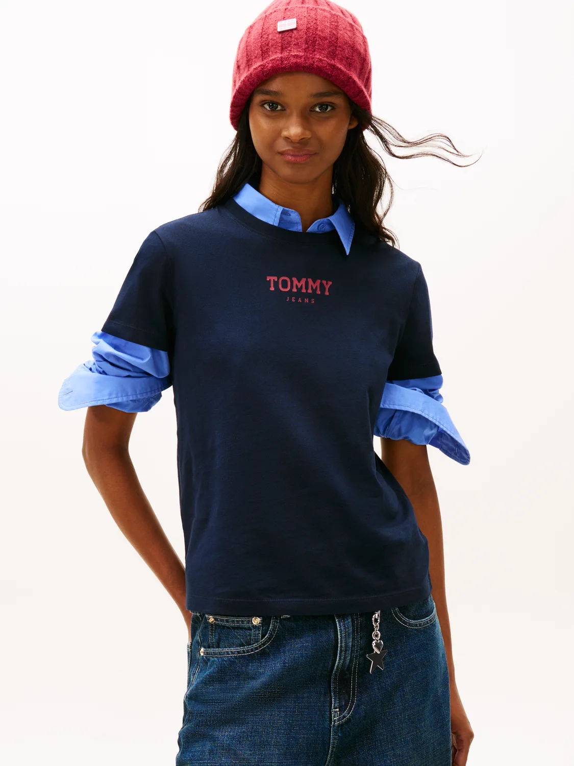 TJW REG EENTIAL LOGO 2 TEE EXT female - S - FashionsVida