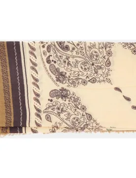 Pañuelo de lana con estampado paisley - Abbacino - FashionsVida