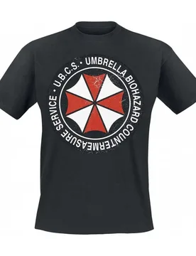T-shirt Vintage à Manches Courtes Ubc Resident Evil Multicolor S unisex - Plaion - FashionsVida