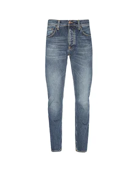Jeans Coupe Droite SOLID OLLIE bleu 32/L32 - Nudie Jeans - FashionsVida