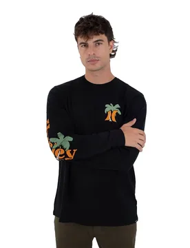 Maglietta A Maniche Lunghe Oz Black XS - Hurley - FashionsVida