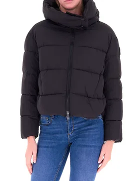 Pinko Piumino con cappuccio NERO L - PINKO - FashionsVida