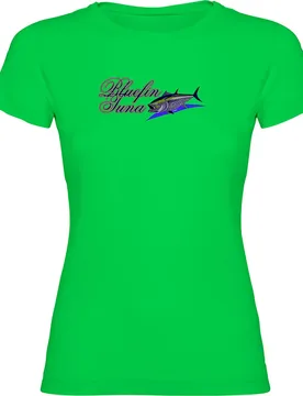 Bluefin Tuna Short Sleeve T-shirt Light Green M Women - Kruskis - FashionsVida