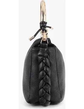 Bandolera de mujer con asa metálica troquelada y cierre magnético - Lola Casademunt - FashionsVida