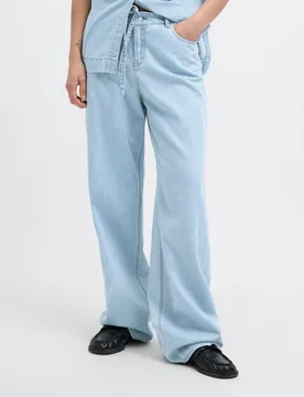 Jack & Jones - Vaquero de mujer wide leg tiro medio - jack & jones - FashionsVida