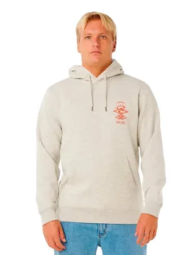 Sweat à Capuche Search Icon Light Grey Marle M - Rip curl - FashionsVida