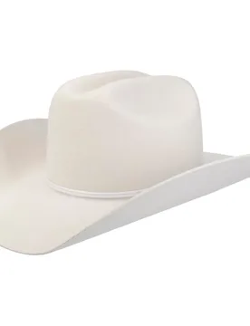 Macova Western Wool Hat by - cream white - Size: L (58-59 cm) - JJ Hats - FashionsVida