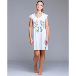 Camisón de mujer manga corta