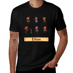 Stardew Valley Sprites - Elliot T-Shirt Casual Holiday Short Sleeve Tee