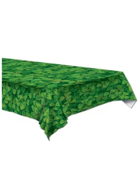 St-Patrick''s-Day-Tischdecke Kleeblatt-Deko grün 137 x 274 cm - 360 Degrees - FashionsVida