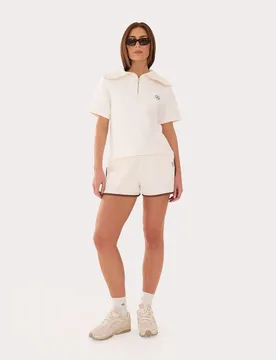 Pure Cotton Shorts White Mix female - 4th & reckless - FashionsVida