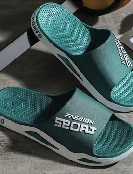 Pantuflas antideslizantes de suela gruesa con diseño eliminador de olores para uso en exteriores/interiores/hogar en verano CN42-43 - Shein - FashionsVida