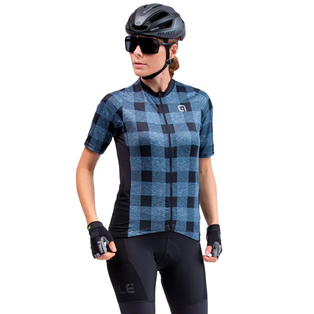 Maglia A Maniche Corte Scottish Blue - Ale - FashionsVida