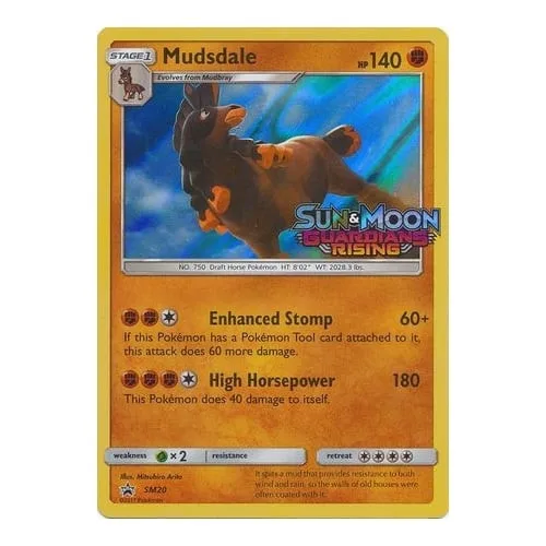 Pokemon Sun & Moon Promo SM020 Mudsdale - Pokémon - FashionsVida
