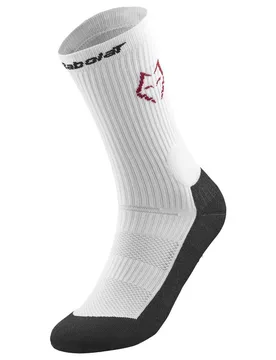 Socks Lebron Half Long Socks White / Black UK 12-14 - Babolat - FashionsVida