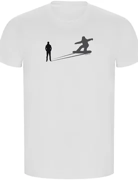 T-shirt à Manches Courtes Shadow Snow Eco White M - Kruskis - FashionsVida
