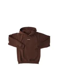 Felpa con cappuccio MARRONE 8A