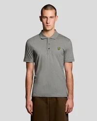 Men's Cotton Jersey Polo Shirt in Grey