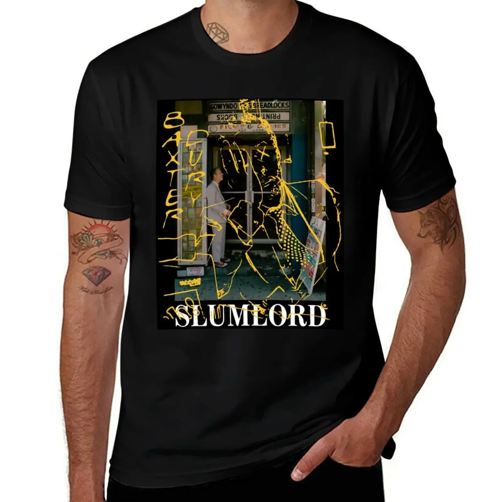 Baxter Dury - Slumlord T-Shirt Basic Plain Tee for Spring and Summer - Aliexpress - FashionsVida