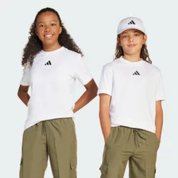 T-shirt Essentials Junior 7-8A White / Black