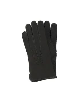 Guantes de cuero negro 9,5 - Tr-Handschuhe - FashionsVida