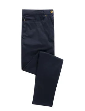 Mens Performance Chinos (Navy) - Size 36 Long - Premier - FashionsVida