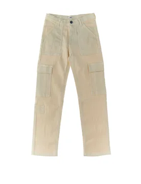 Pantalone Cotone Cargo SABBIA XL - iDO - FashionsVida