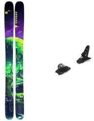 Ski Set inkl. Bdg. All-Mountain-Ski Pack ARV 100 Jr 2027 aus Wolle Grün