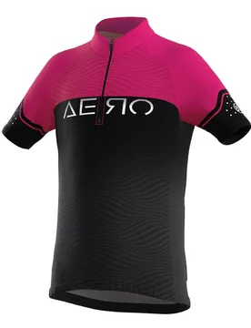 Maglia A Maniche Corte Aero S2 Fluo Fuchsia - Bicycle Line - FashionsVida