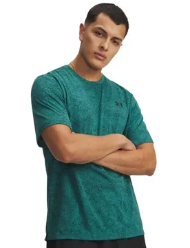 T-shirt à Manches Courtes Tech Pixelate Green L - Under armour - FashionsVida
