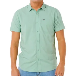 Vaporcool aerotech camisa manga corta hombre Verde (L)
