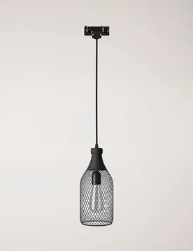 Cables Lampe Suspendue Jéroboam Bottle Track Eutrac Black One Size - Creative - FashionsVida