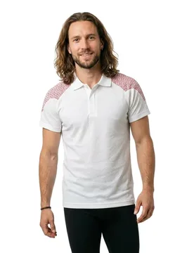 Polo à Manches Courtes Food & Care 20083 White / Traffic Red 3XL - MASCOT - FashionsVida