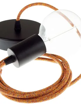 Cables Suspension Luminaire Rx07 50 Cm Indian Summer / Black One Size - Creative - FashionsVida