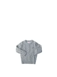 SUN68 Maglione a trecce GRIGIO 2A