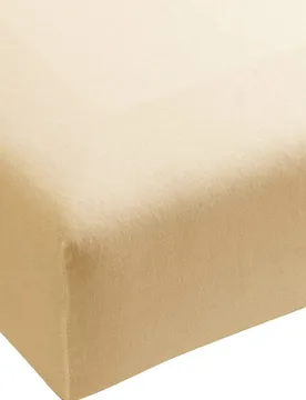 Sábana bajera de jersey BELLA DONNA 140/200 cm - 160/220 cm Natural beige - Formesse - FashionsVida