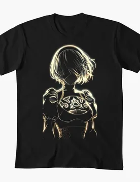 B NieR Automata Yorh No. 2 Type B Anime T-shirt for Gamer 0607 Waifu Girl Cyber Punk Graphic Clothes Y2K Tee US Size Tops S-6XL - Aliexpress - FashionsVida