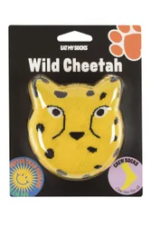 Pair Wild Cheetah Cotton Socks Cheetah One Size - Multi Coloured - Size: One Size