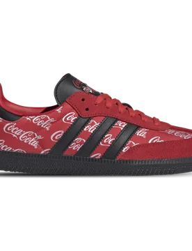 Samba Men's Sneakers - Red - Size 10 - Leather - Red - Size: 10 - Adidas - FashionsVida