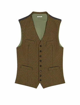 Chaleco tradicional ELIAS marrón 56 - Gottseidank - FashionsVida