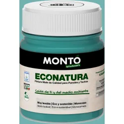 Test pintura plástica Montó Econatura 60 ml Verde agua