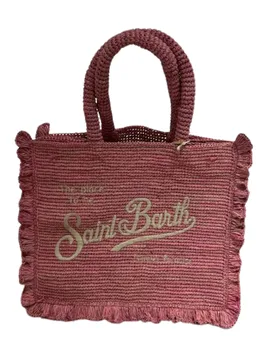 BORSA MEDIA Donna IN RAFFIA - SAINT BARTH - FashionsVida
