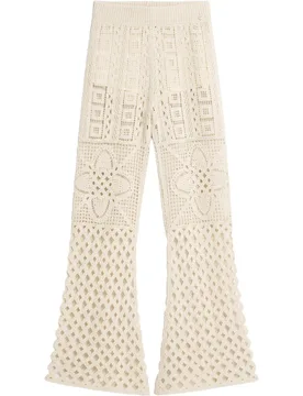 Pantalón de mujer crochet - Desigual - FashionsVida