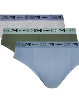 Pack de 3 slips para hombre de algodón orgánico - Dim - FashionsVida