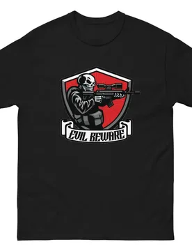 Evil Gentleman Heavyweight Tee Men's 100% Cotton Casual T-shirts Loose Top Size S-3XL - Aliexpress - FashionsVida